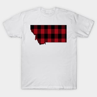 Montana Dressed in Red Plaid T-Shirt